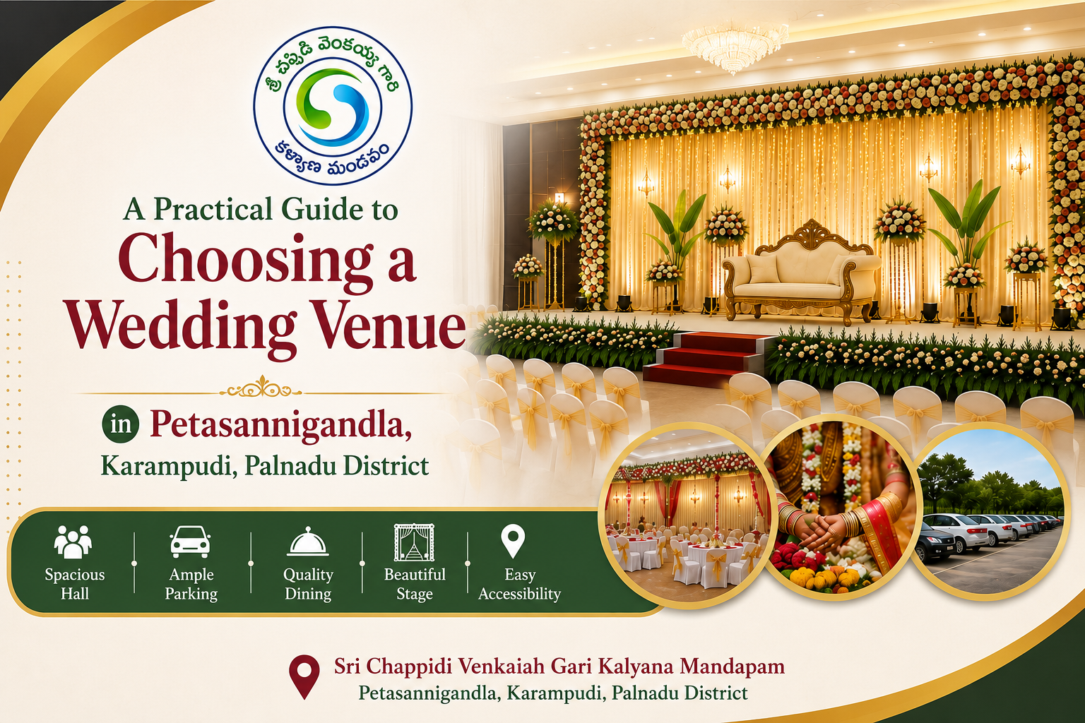 A Practical Guide to Choosing a Wedding Venue in Karampudi and Palnadu District